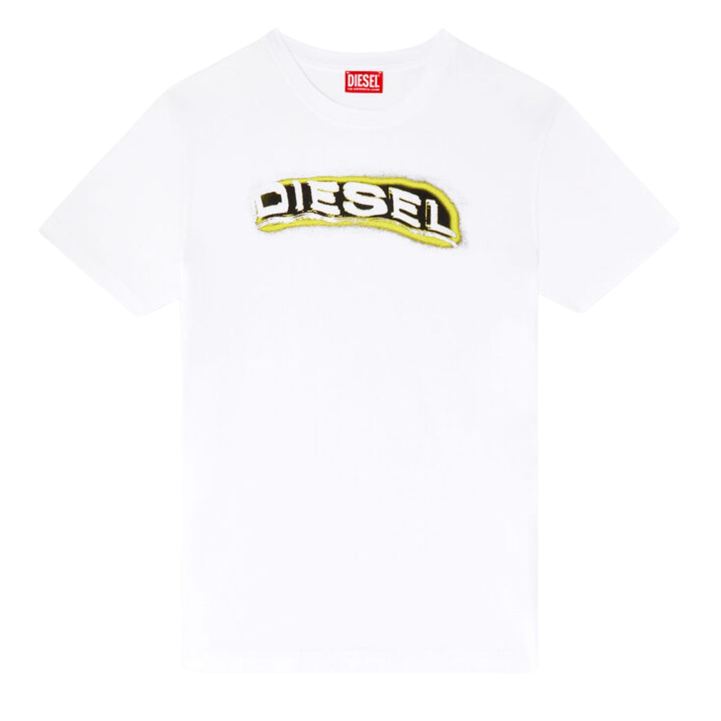 Diesel T-Shirt T-Adjust Logo White